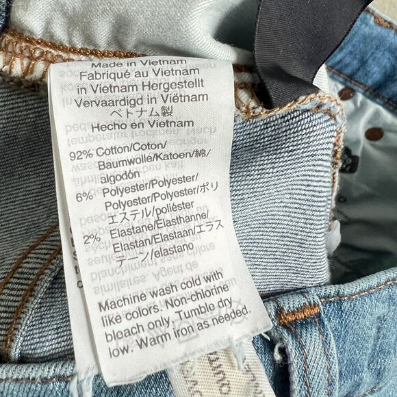 Madewell Cali Demi Boot Jeans Women's 27 Medium Wash Flare Cropped Mid Rise - Picture 8 of 8